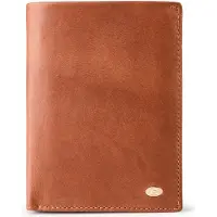 Esquire Leder Geldbörse Chicago Portrait Wallet Cognac hellbraun