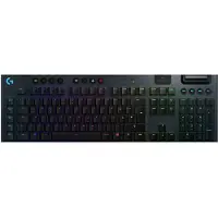 Logitech G 920-008903, Volle Größe (100%), Kabellos, RF Wireless + Bluetooth, Mechanischer Switch, QWERTZ, Schwarz