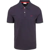 Gant Polo Slim Fit dunkelblau Baumwolle