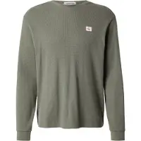 Calvin Klein Jeans Langarmshirt "LS WAFFLE BADGE CREWNK TEE" Mit Rundhalsausschnitt