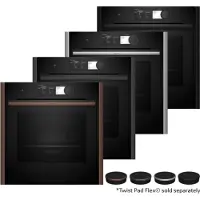 NEFF N 90, Backofen B69CY7MY0, 60 x 60 cm, Flex Design, Circo Therm, Pyrolyse, Slide & Hide, Bratenthermometer, inkl. 5 Jahre Garantie