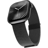 EPICO Milanese für Apple Watch SE/Serie 1-9 (42/44/45mm)/10 (46mm)/Ultra (49mm) - Space Grau