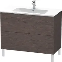 Duravit Waschtischunterbau L-CUBE 1020x481x704mm eiche dunkel gebürstet