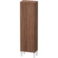 Duravit Halbhochschrank L-Cube 40x24,3x132cm, Tür re, nussbaum dunkel
