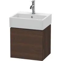 Duravit Waschtischunterbau L-CUBE 400x434x341mm Ans li nussbaum gebürstet