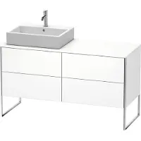 Duravit Waschtischunterschrank XSquare 140x77,8x53,8cm, 4 AZ, st, B li, we matt