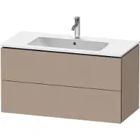 Duravit Waschtischunterbau L-CUBE 1020x481x550mm leinen