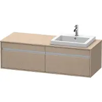 Duravit KT6797R7575 WTU wandhängend Ketho 550x1400x426mm