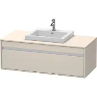 Duravit Waschtischunterbau KETHO 550 x 1200 x 426 mm taupe