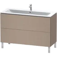 Duravit Waschtischunterbau L-CUBE 1220x481x704mm leinen