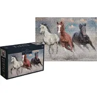 Interdruk Puzzle Wildpferde 1: Drei Wildpferde 1000 dlps