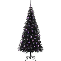 vidaXL Mads (mit 300 LEDs und lilafarbenen Bällen)