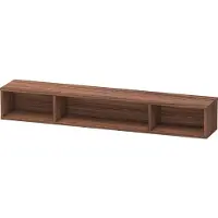 Duravit Regalelement L-CUBE 800x140x120mm nussbaum dunkel