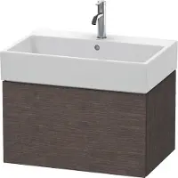 Duravit Waschtischunterbau L-CUBE 394x684x459mm eiche dunkel gebürstet
