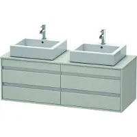 Duravit KT6657B0707 WTU wandhängend Ketho 550x1400x496mm