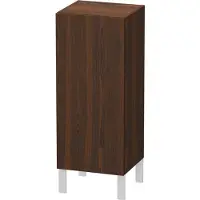 Duravit Halbhochschrank L-Cube indiv., Tür rechts, nussbaum gebürstet