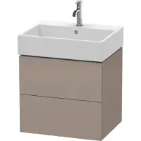 Duravit Waschtischunterbau L-CUBE 544x584x459mm basalt matt