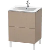 Duravit Waschtischunterbau L-CUBE 620x481x704mm leinen
