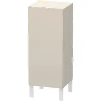 Duravit Halbhochschrank L-CUBE INDIVIDUAL 250/500x200/363x600/900mm Ans li taupe Anschlag links taupe