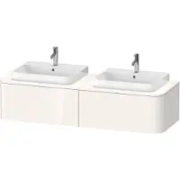 Duravit Waschtischunterschrank o. ES Happy D.2 Plus 35,4x160cm, 1 Ausz., BP b, we. Hochglanz