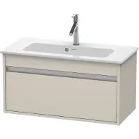 Duravit Waschtischunterbau KETHO COMPACT 410 x 800 x 385 mm taupe
