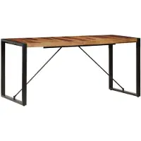 vidaXL Esstisch 160x80x75 cm Massivholz Akazie