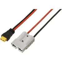 TRU COMPONENTS 50 A Akkuanschluss an XT60-Kabel 0,5 m TC-13619308 Schwarz, Rot