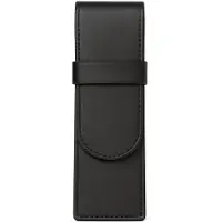 Alassio federmäppchen Juscha 14 x 4,5 x 2,5 cm Leder schwarz