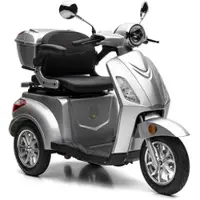 Nova Motors Bendi silber 20 km/h 2 x 20Ah Akkupack, Gehstockhalter