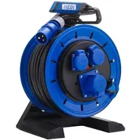 Hedi Vollkunststoff-Kabeltrommel Generation 7 Champion Ø 290 mm, 40 m Camping - K740N2TFC