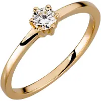 Orolino Ring Gold 750 mit natürlichem Brillant 0,25ct.