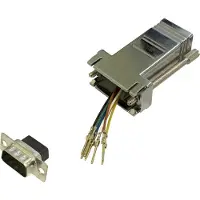 Bkl Electronic 10121111 Adapter D-SUB-Stecker 9pol. - RJ45-Buchse 1 St. Single