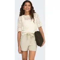 JDY Kurzarmpullover "JDYSUN LAY 2/4 PULLOVER KNT NOOS" Strukturstrick