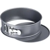 Westmark Backform Back Meister, mit Flachboden, aus Stahl, Ø 18 cm, anthrazit, antihaftbeschichtet, Springform