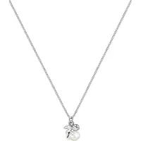 Elli Halskette Engel Süßwasserzuchtperle 925 Sterling Silber Elli Weiß