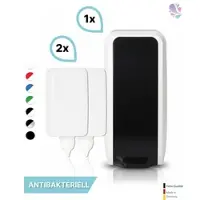 Blanc HYGIENIC SET: Schaumseifenspender manuell, Blanc Cosmos versch. Farben+2x 1-Liter Schaumseife antibakteriell - PRODUKTSET