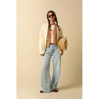 Sissy-Boy Jacke Mit Aufgenähten Taschen - Weiß | Größe: L-XL