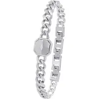 JOOP! Armband JOOP "Schmuck, Geschenk", edelstahlfarben, Armbänder, Herren, 21,5cm, Edelstahl, Armband