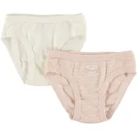 Petit Bateau Slips - 2er-Pack - Weiß/Rosa - - 6 Jahre (116) - Slips