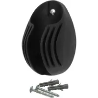 Aqua Control 74079 Schlauchhalterung Schwarz Schwarz One Size