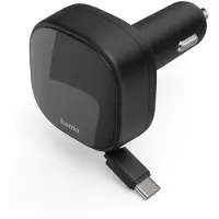 Hama Retractable 2x Qc Pd 30w Usb-c-ladegerät