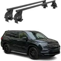 Menabo Dachträger Grundtäger für Honda Pilot 2015-2022 50kg Stahl Schwarz 2 tlg