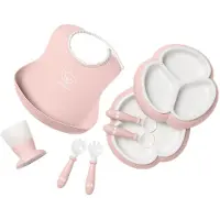 BabyBjörn Geschirr-Set - 8 Teile - Rosa - - One Size - Geschirr-Sets
