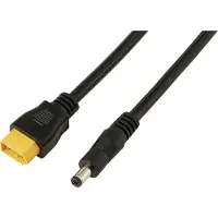 TRU COMPONENTS DC-Stecker 2,1/5,5 mm auf XT60-Kabel 0,5 m TC-13619288 Schwarz I