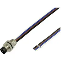 Bkl Electronic 2701011 Sensor/Aktor Einbaustecker M8 2 m Polzahl: 4.5 1 St.