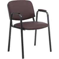 CLP Stapelstuhl Ken Pro Kunstleder Kunstleder HBT: 79x53x55 cm braun