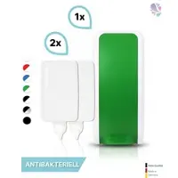 Blanc HYGIENIC SET: Schaumseifenspender manuell, Blanc Cosmos +2x 1-Liter Schaumseife antibakteriell - PRODUKTSET