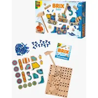 SES Creative Brix Junior Schreinerei-Set Arbeitsfahrzeug