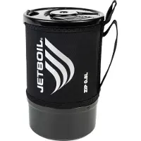 Jetboil - Optimierter Kocher mit manueller Zündung - Zip 0.8L Carbon aus Holz - Grau