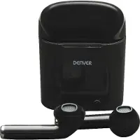 Denver Wireless Earbuds mit Ladeetui - Ohrhörer Wireless - Bluetooth - TWE36 - Schwarz